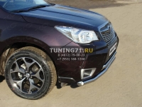 Защита передняя нижняя (двойная) 60,3/42,4 мм (спорт) Subaru Forester 2013